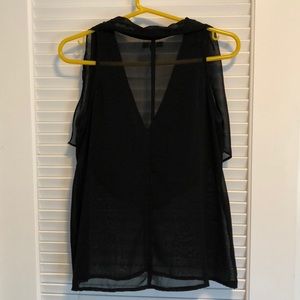 Millau Tops - Sheer black blouse Millau Tops - Sheer black blouse